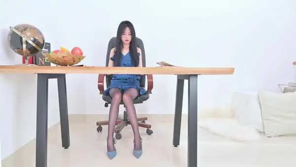 短片 NO.317 橙子 办公室穿搭 - SSA丝社